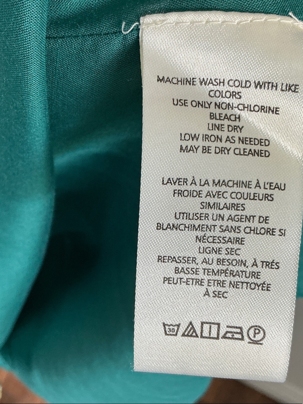 Anthropologie Teal, White & Gold Floral Maxi Skirt - Picture 5 of 8